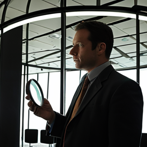 Home 23 The M&A Treasure Hunt: Value & Due Diligence**
A skilled M&A expert, resembling a modern detective or explorer, stands before a translucent, intricate corporate structure. They hold a glowing magnifying glass, illuminating hidden pockets of "treasure" (innovative technologies, unique talents, or growth opportunities) within the structure, while also subtly highlighting faint, shadowy areas representing potential hidden risks or liabilities. The overall ambiance is strategic, meticulous, and filled with a sense of discovery.
**