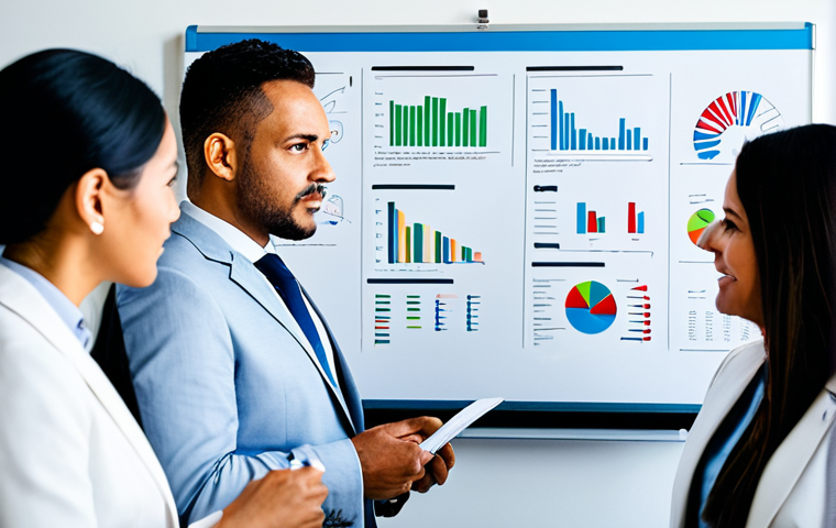 **

A diverse group of business professionals in a modern office, analyzing charts and data related to PEST analysis (Political, Economic, Social, Technological). The scene includes a whiteboard with PEST factors listed. Everyone is fully clothed in professional attire. Safe for work, appropriate content, perfect anatomy, natural proportions, professional setting, high quality, family-friendly.

**