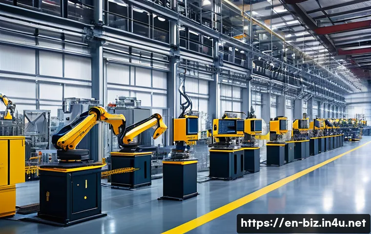린 생산 - A modern manufacturing floor scene showcasing an optimized production line with clearly visible valu...